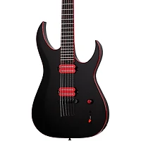 Schecter Guitar Research Sunset-6 Red Dawn Electric Guitar Gloss Black