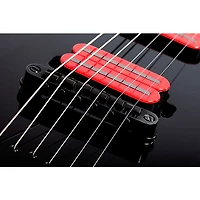 Schecter Guitar Research Sunset-6 Red Dawn Electric Guitar Gloss Black