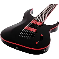 Schecter Guitar Research Sunset-7 Red Dawn Electric Guitar Gloss Black