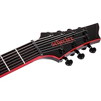 Schecter Guitar Research Sunset-7 Red Dawn Electric Guitar Gloss Black