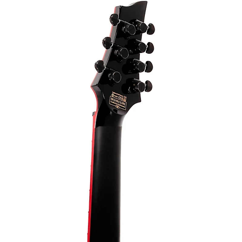 Schecter Guitar Research Sunset-7 Red Dawn Electric Guitar Gloss Black