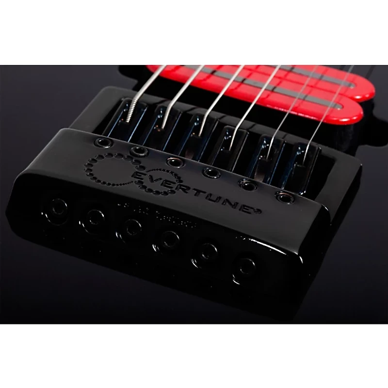 Schecter Guitar Research Sunset-6 ET EX Red Dawn Electric Guitar Gloss Black