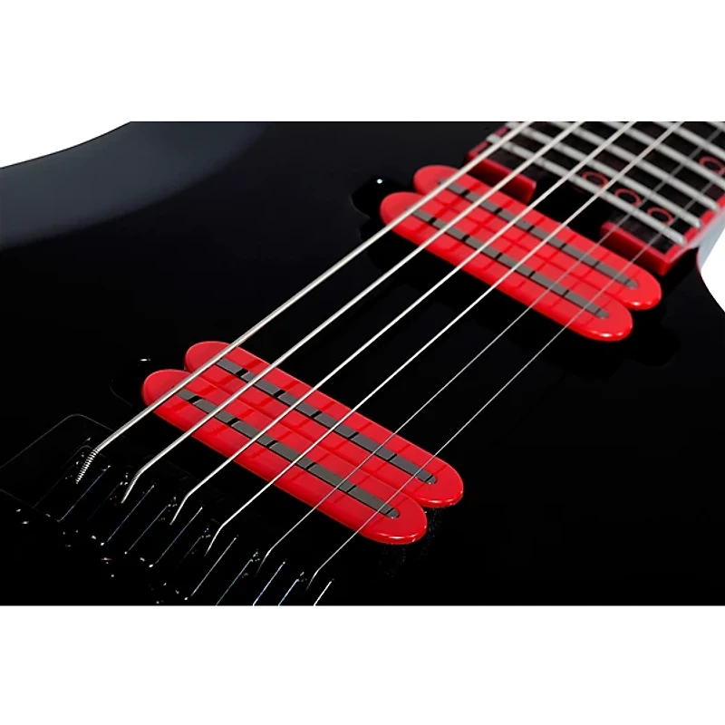 Schecter Guitar Research Sunset-6 ET EX Red Dawn Electric Guitar Gloss Black
