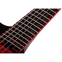 Schecter Guitar Research Sunset-6 ET EX Red Dawn Electric Guitar Gloss Black