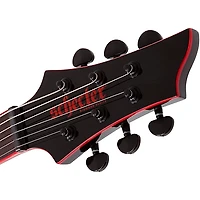 Schecter Guitar Research Sunset-6 ET EX Red Dawn Electric Guitar Gloss Black