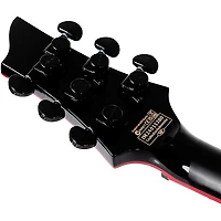 Schecter Guitar Research Sunset-6 ET EX Red Dawn Electric Guitar Gloss Black