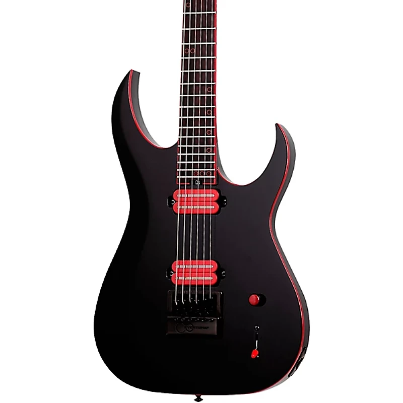 Schecter Guitar Research Sunset-6 ET Red Dawn Electric Guitar Gloss Black
