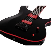 Schecter Guitar Research Sunset-6 ET Red Dawn Electric Guitar Gloss Black
