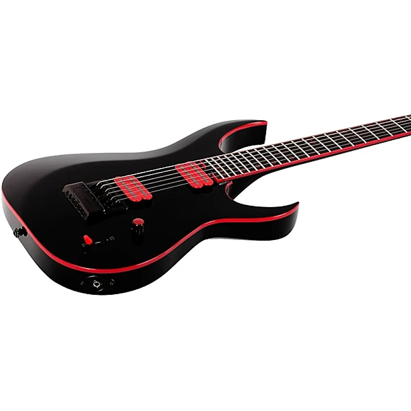 Schecter Guitar Research Sunset-6 ET Red Dawn Electric Guitar Gloss Black