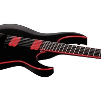 Schecter Guitar Research Sunset-6 ET Red Dawn Electric Guitar Gloss Black