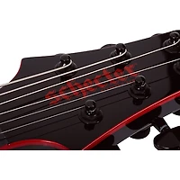 Schecter Guitar Research Sunset-6 ET Red Dawn Electric Guitar Gloss Black