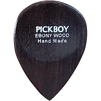 Pick Boy Hand-Made Ebony Exotic Guitar Picks Heavy 5 Pack