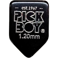 Pick Boy Homebase shape Black Cellulose Guitar Picks 1.20 mm 10 Pack