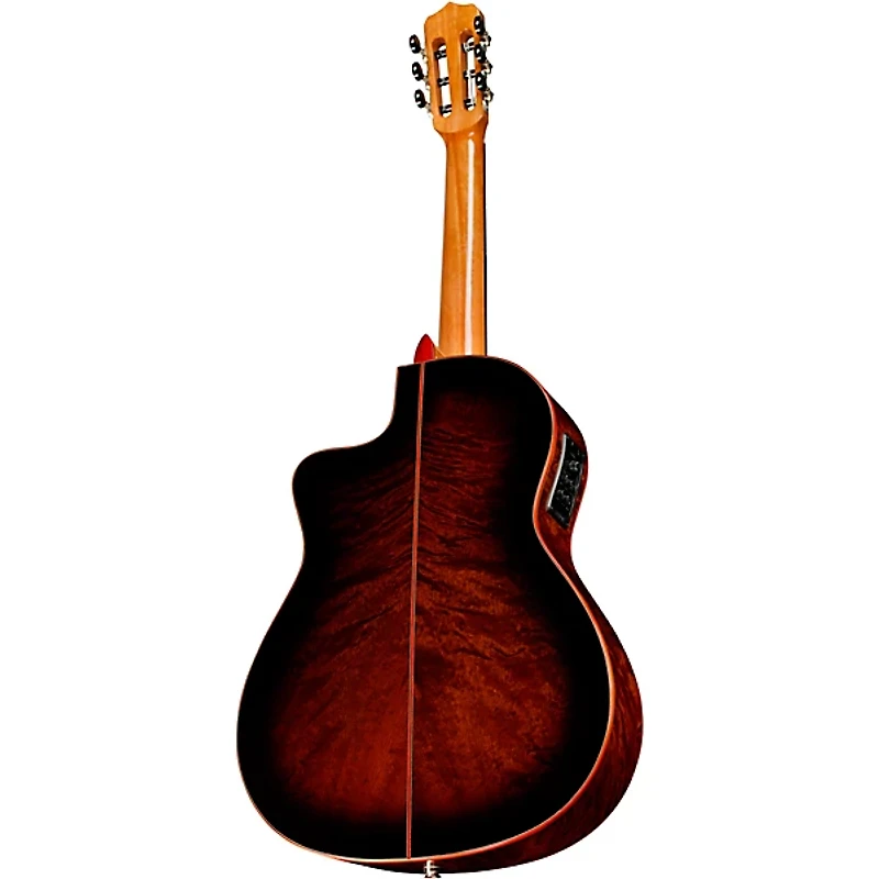 Cordoba Fusion 12 Exotic Top Nylon-String Classical Acoustic-Electric Guitar Brown Sugar Burst