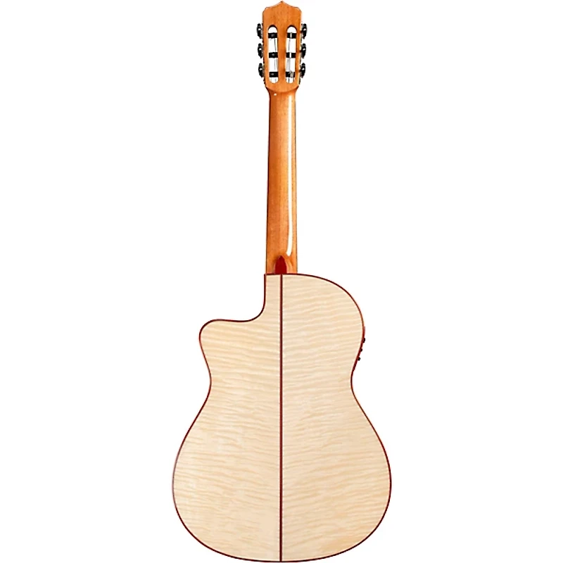 Cordoba Fusion 12 Exotic Top Nylon-String Classical Acoustic-Electric Guitar White Sands