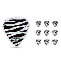 Pick Boy Heavy Metal Zebra Print Celltex Guitar Picks