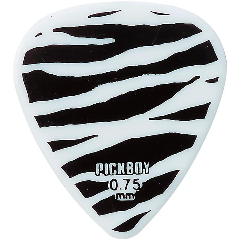 Pick Boy Heavy Metal Zebra Print Celltex Guitar Picks