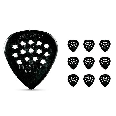 Pick Boy Pos-a-Grip Black Carbon/Nylon Guitar Picks