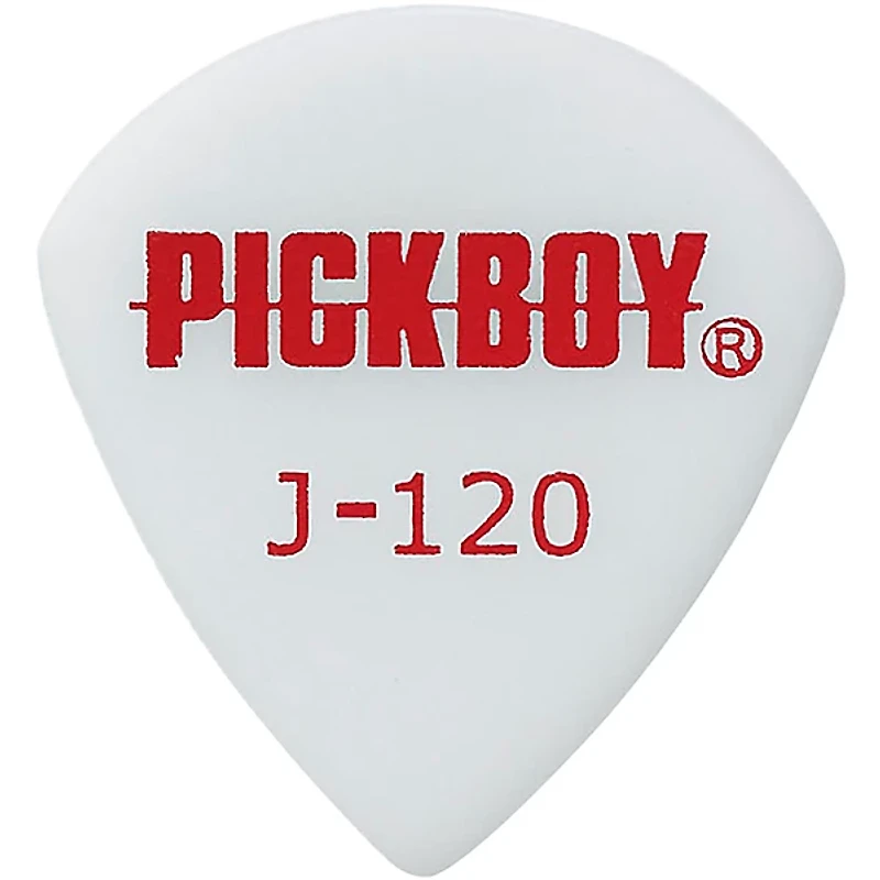 Pick Boy White Polyacetal Jazz Guitar Picks