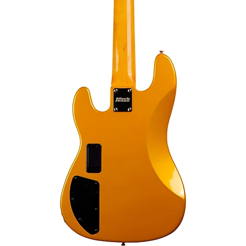 Markbass MB GV5 Gloxy CR RW 5-String Electric Bass Guitar Metallic Yellow