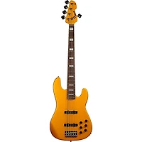 Markbass MB GV5 Gloxy CR RW 5-String Electric Bass Guitar Metallic Yellow
