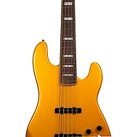 Markbass MB GV5 Gloxy CR RW 5-String Electric Bass Guitar Metallic Yellow