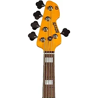 Markbass MB GV5 Gloxy CR RW Passive 5-String Electric Bass Guitar Metallic Yellow