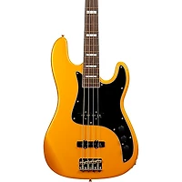 Markbass MB GV4 Gloxy CR RW Passive Electric Bass Guitar Metallic Yellow