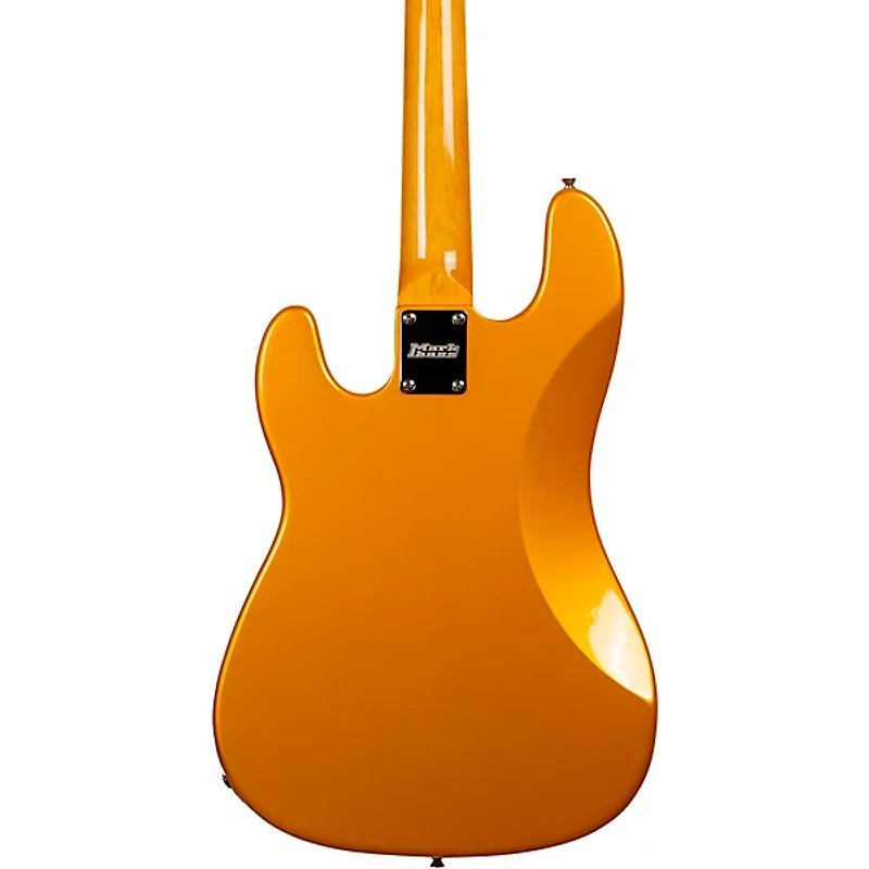 Markbass MB GV4 Gloxy CR RW Passive Electric Bass Guitar Metallic Yellow