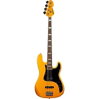 Markbass MB GV4 Gloxy CR RW Passive Electric Bass Guitar Metallic Yellow