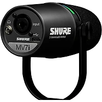 Shure MV7i Smart Microphone and Audio Interface