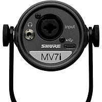 Shure MV7i Smart Microphone and Audio Interface