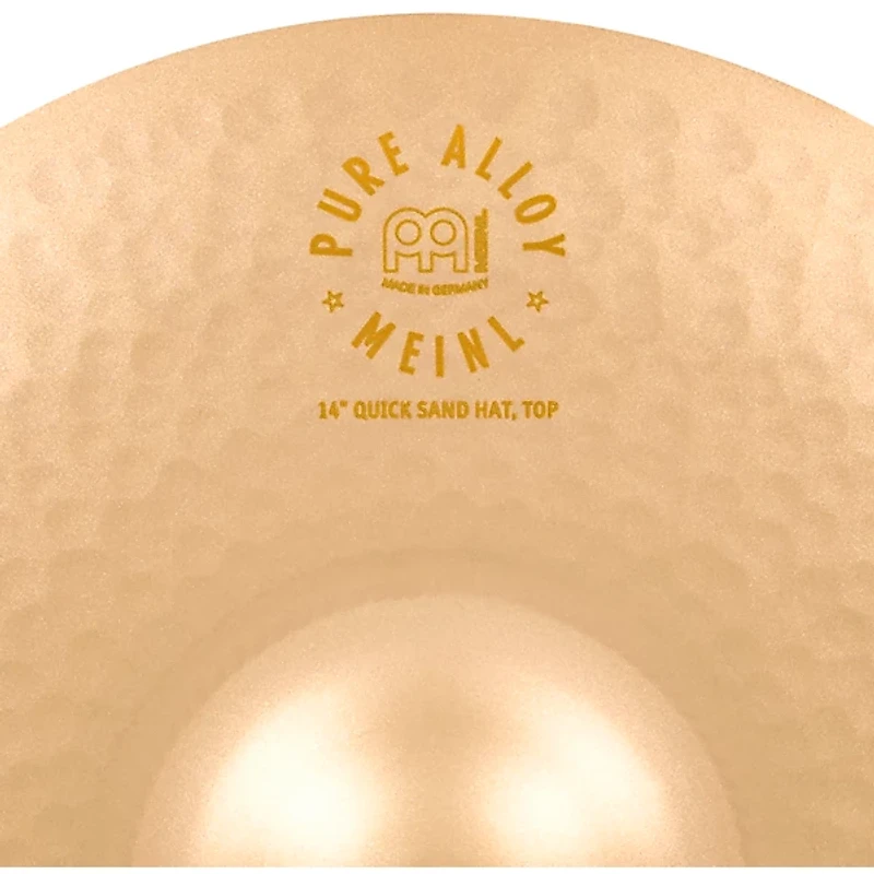 MEINL Pure Alloy Benny Greb Signature Quick Sand Hi-Hat Cymbal Pair 14 in.