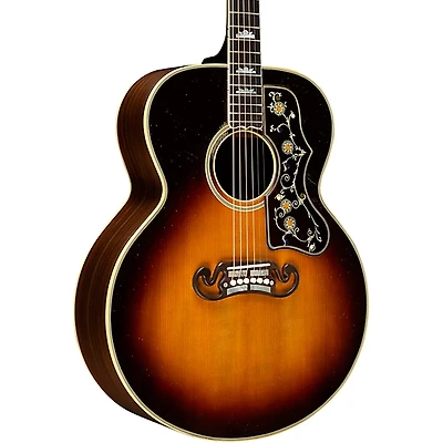 Gibson Custom Murphy Lab Pre-War SJ-200 Rosewood Light Aged Acoustic Guitar Faded Vintage Sunburst
