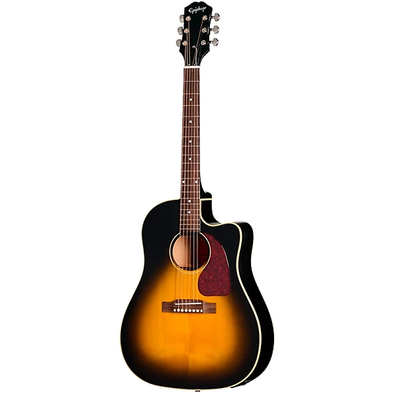 Epiphone Inspired by Gibson J-45 Standard EC Acoustic-Electric Guitar -