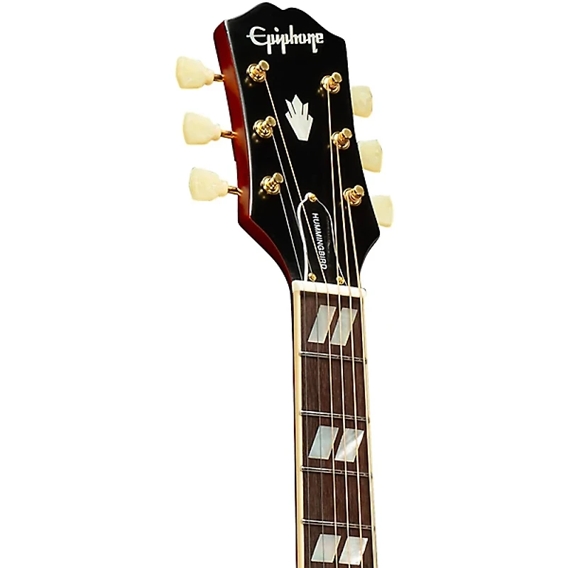 Epiphone Inspired by Gibson Hummingbird Standard Left-Handed Acoustic-Electric Guitar - Cherry Sunburst