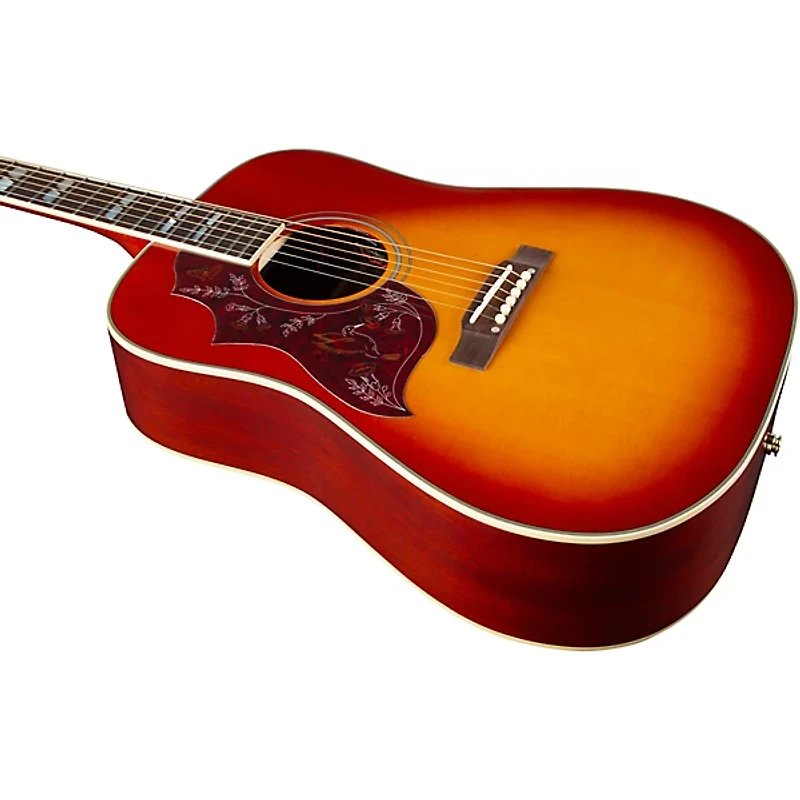 Epiphone Inspired by Gibson Hummingbird Standard Left-Handed Acoustic-Electric Guitar - Cherry Sunburst