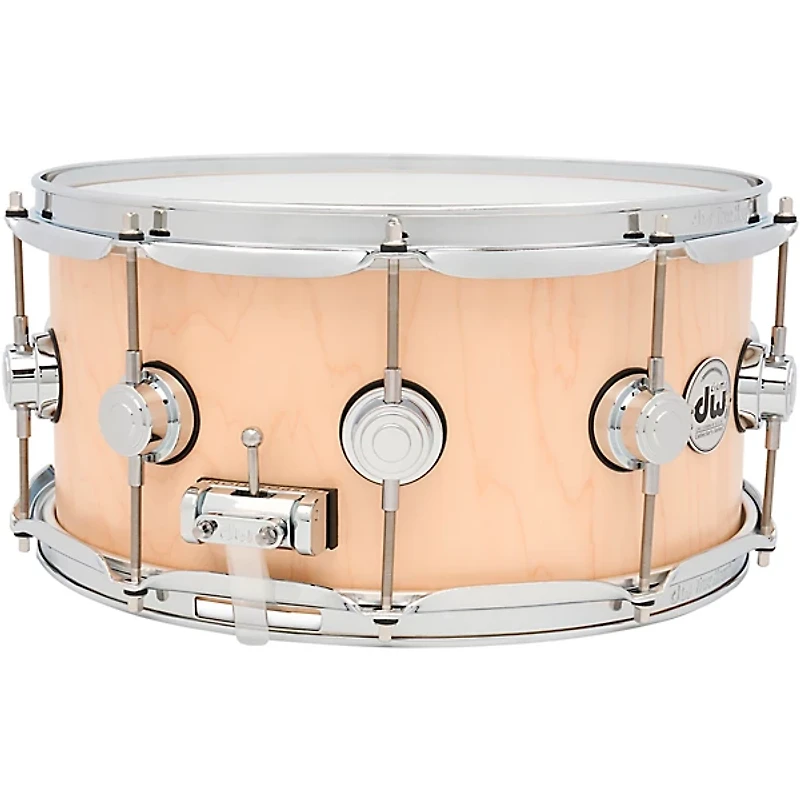 DW Collectors Series 333 Satin Oil Maple Snare Drum With Chrome Hardware 14 x 6.5 in.