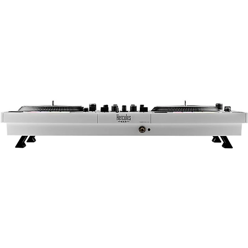 Hercules DJ DJControl Inpulse T7 2-Channel Motorized DJ Controller in Limited-Edition White with Bag