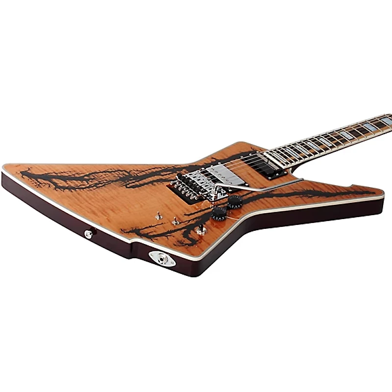 Schecter Guitar Research E-1 FR-S Electro-Resin Electric Guitar Gloss Natural