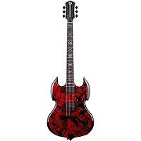 Wylde Audio Barbarian Electric Guitar Blood Raven