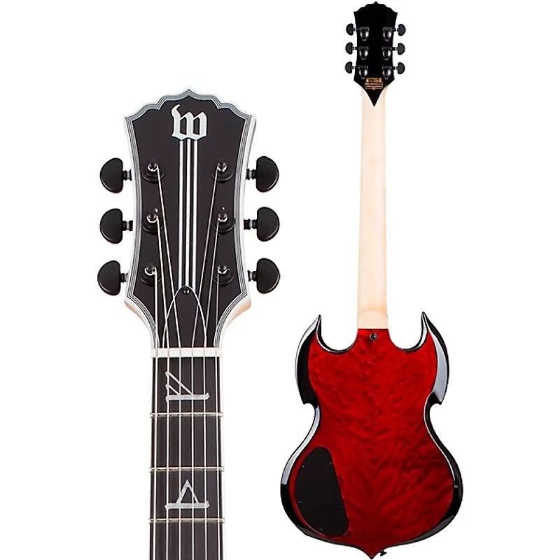 Wylde Audio Barbarian Electric Guitar Blood Raven