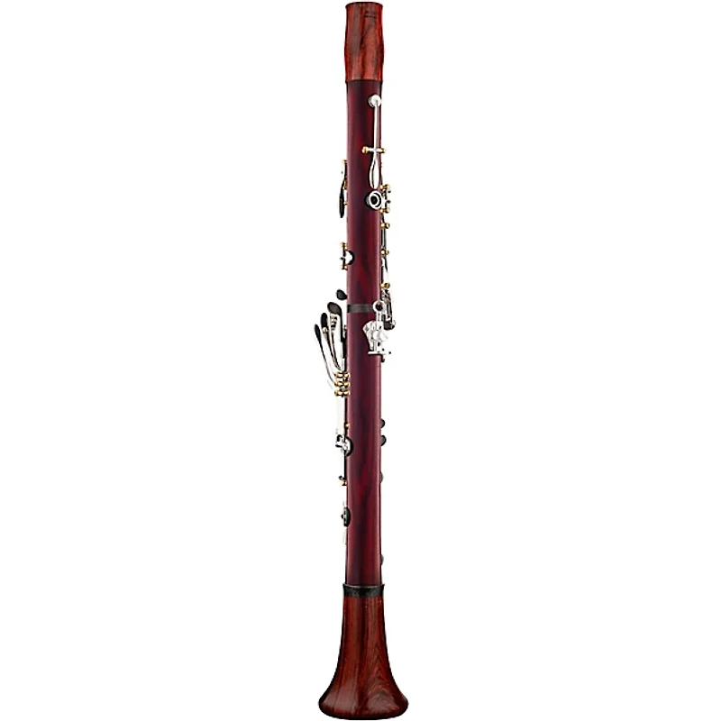 Backun Q Series Bb Clarinet Silver Keys with Gold Posts Cocobolo Body/Eb Lever