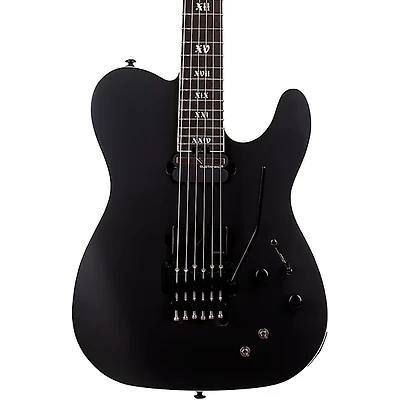 Schecter Guitar Research PT FR-S SLS Elite Evil Twin Electric Guitar Satin Black