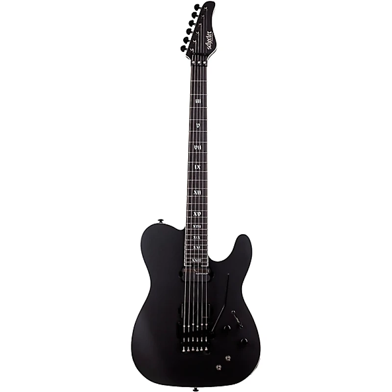 Schecter Guitar Research PT FR-S SLS Elite Evil Twin Electric Guitar Satin Black