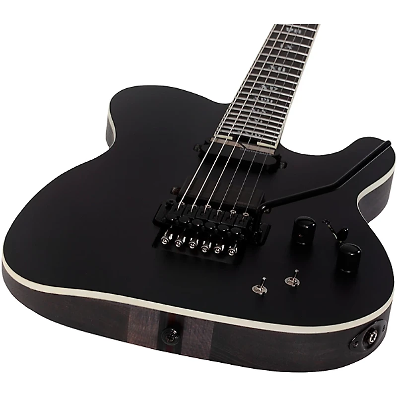 Schecter Guitar Research PT FR-S SLS Elite Evil Twin Electric Guitar Satin Black