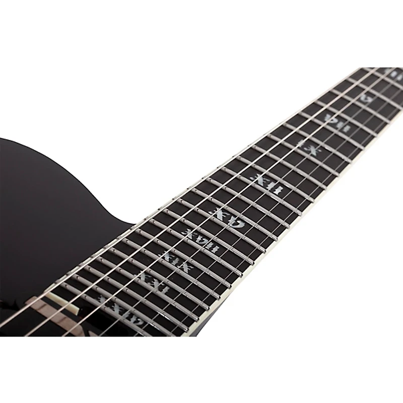 Schecter Guitar Research PT FR-S SLS Elite Evil Twin Electric Guitar Satin Black