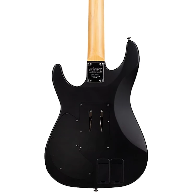 Schecter Guitar Research Demon-6 FR-S Electric Guitar Aged Black Satin