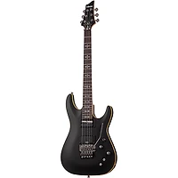 Schecter Guitar Research Demon-6 FR-S Electric Guitar Aged Black Satin