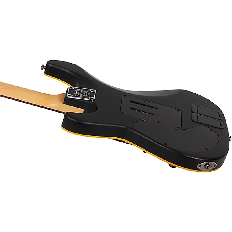 Schecter Guitar Research Demon-6 FR-S Electric Guitar Aged Black Satin